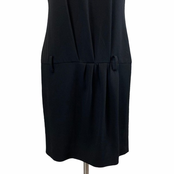 MOSCHINO CHEAP AND CHIC Black Casual Dress Sz 6 Short Sleeve Minimalist - Picture 9 of 10